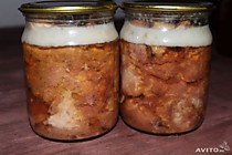 Свинина тушеная кусковая 0,5л- 420 руб